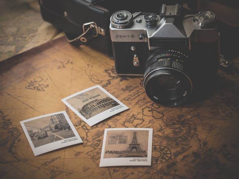 Objectif photographique en gros plan